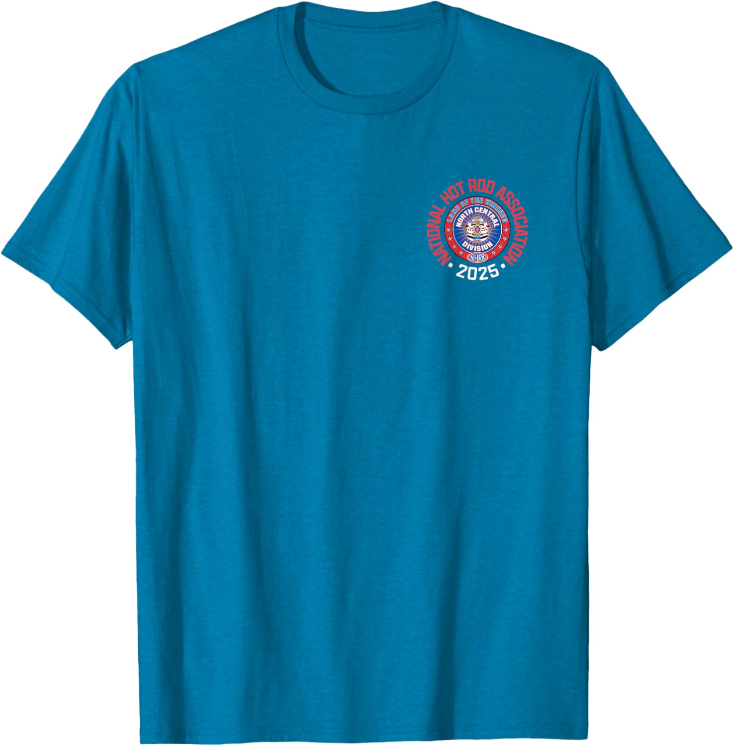 NHRA North Central Division Circle Logo T-Shirt for Racing Fans - 9