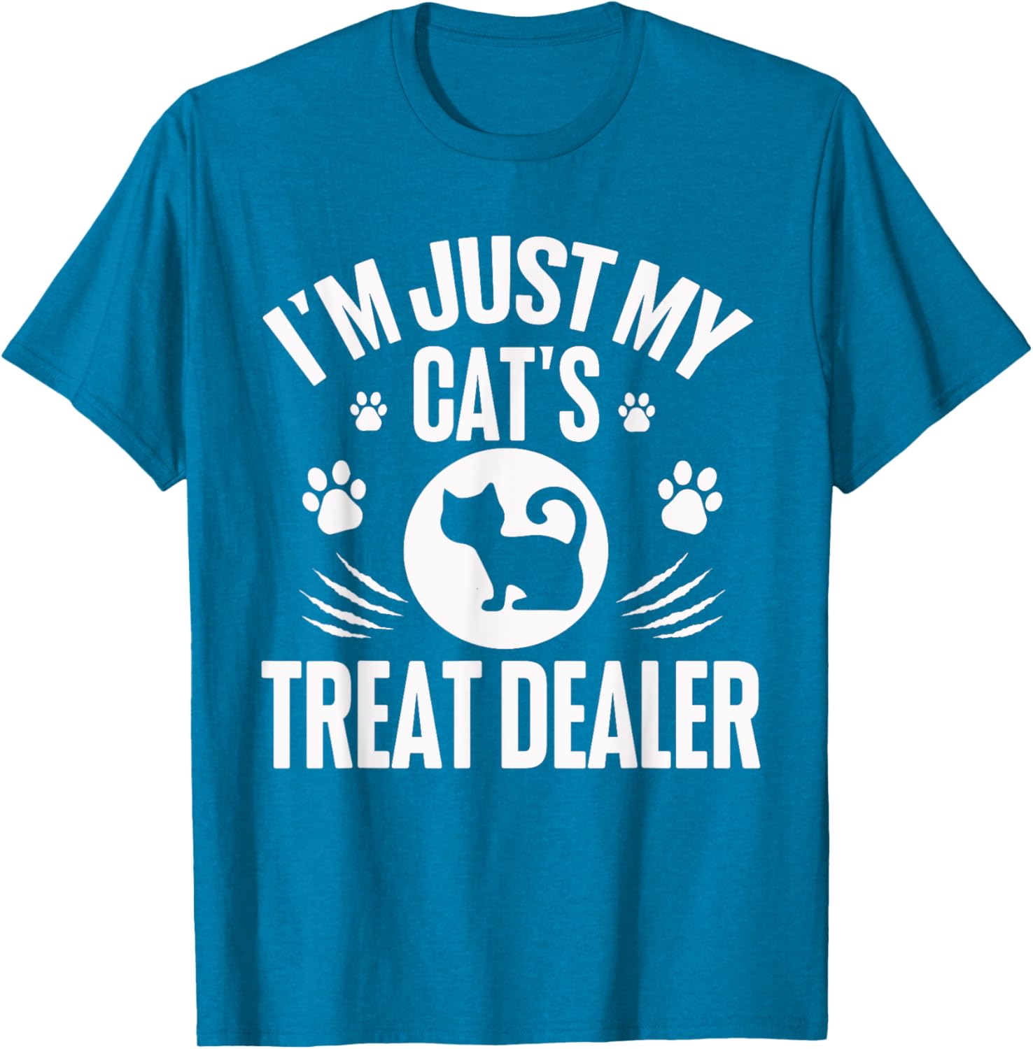 Funny Cat Treat Dealer T-Shirt for Cat Lovers Cute Gift Idea - 9