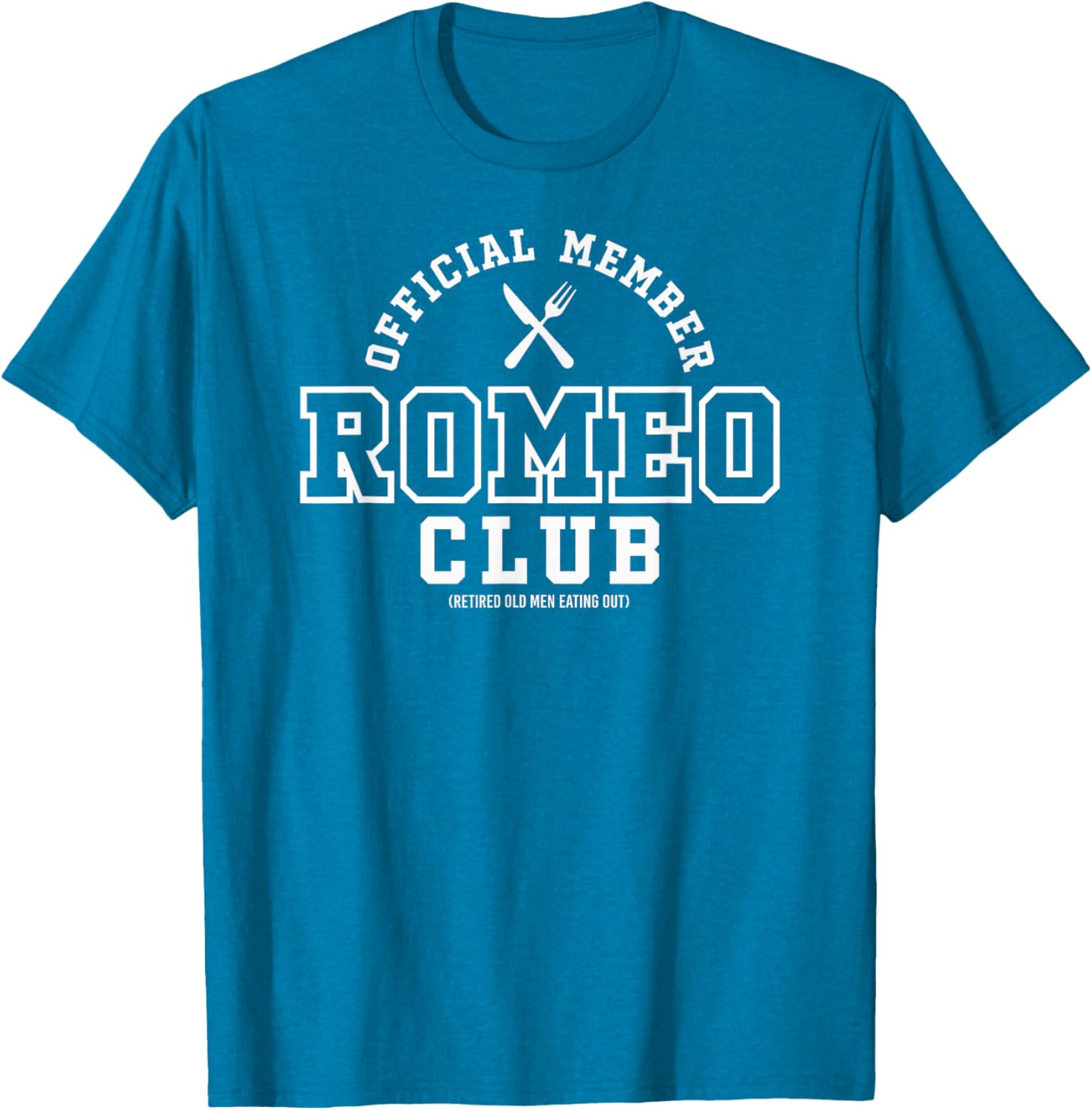 Official Member ROMEO Club White Print T-Shirt for Stylish Comfort - 1