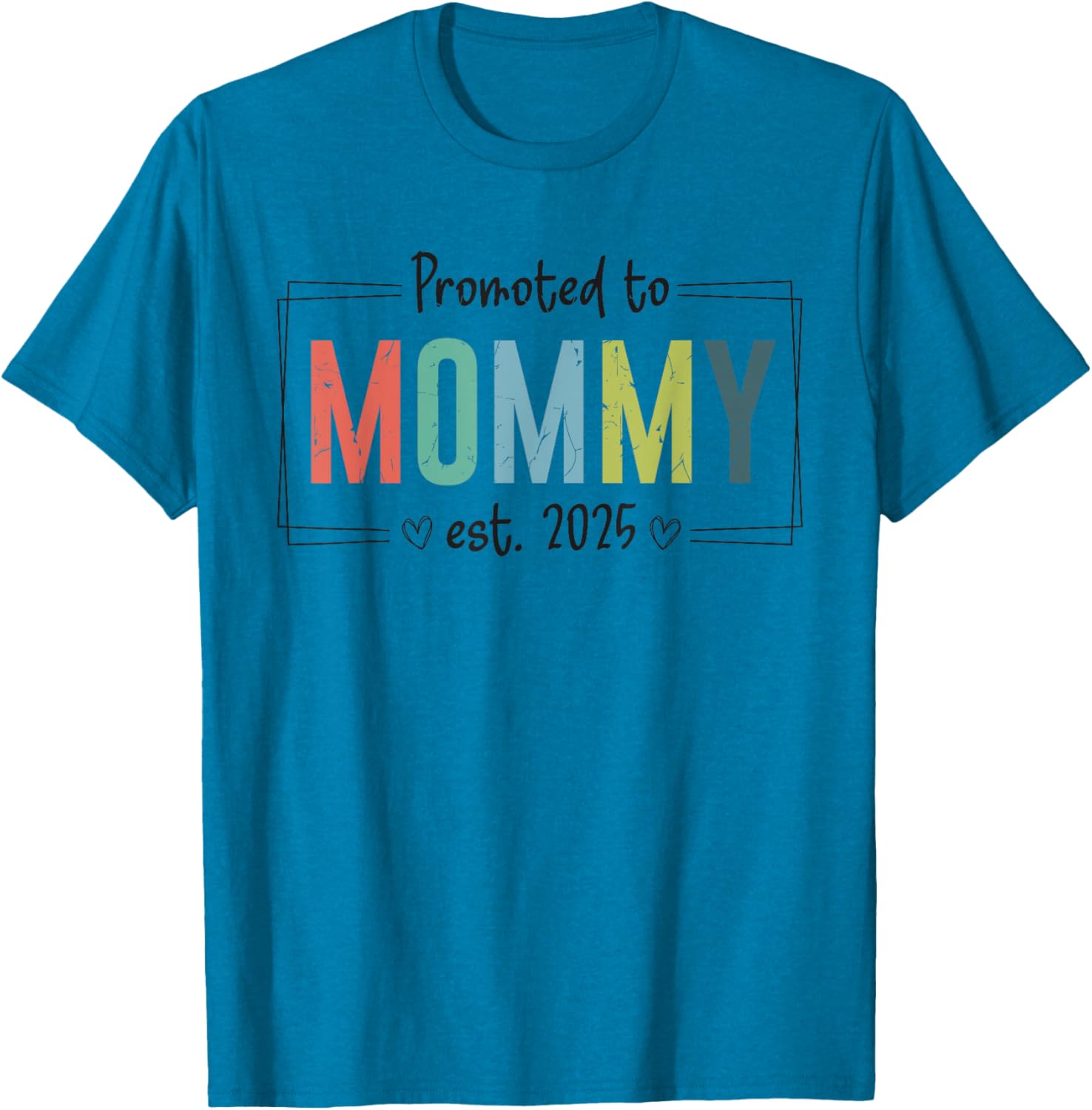Promoted to Mommy 2025 Mother's Day T-Shirt for Expecting Moms - 5