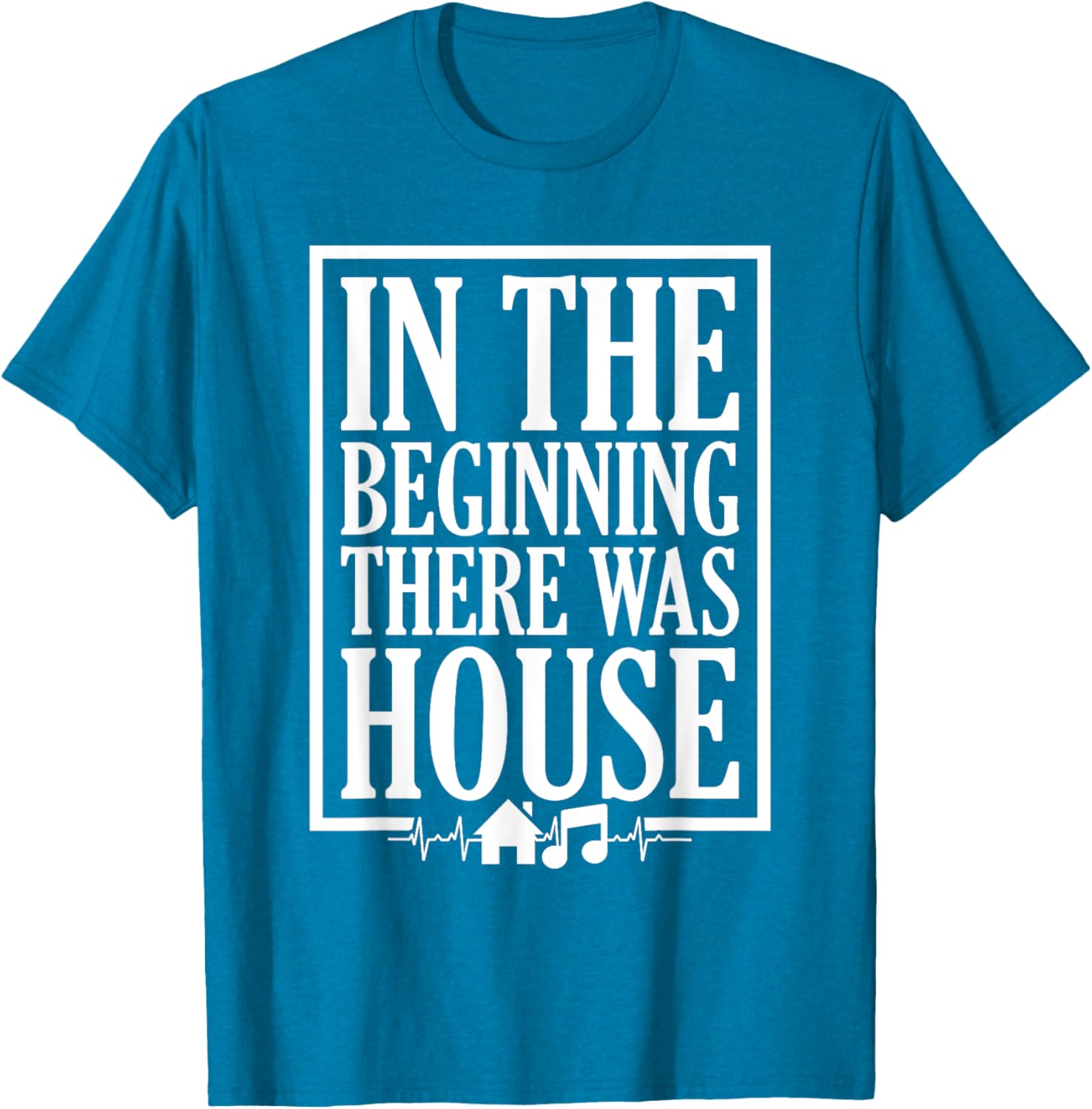 In The Beginning There Was House DJ T-Shirt for House Music Lovers - 5