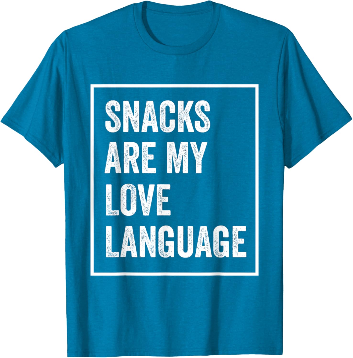 Funny Valentine's Day T-Shirt Snacks Are My Love Language Apparel - 10
