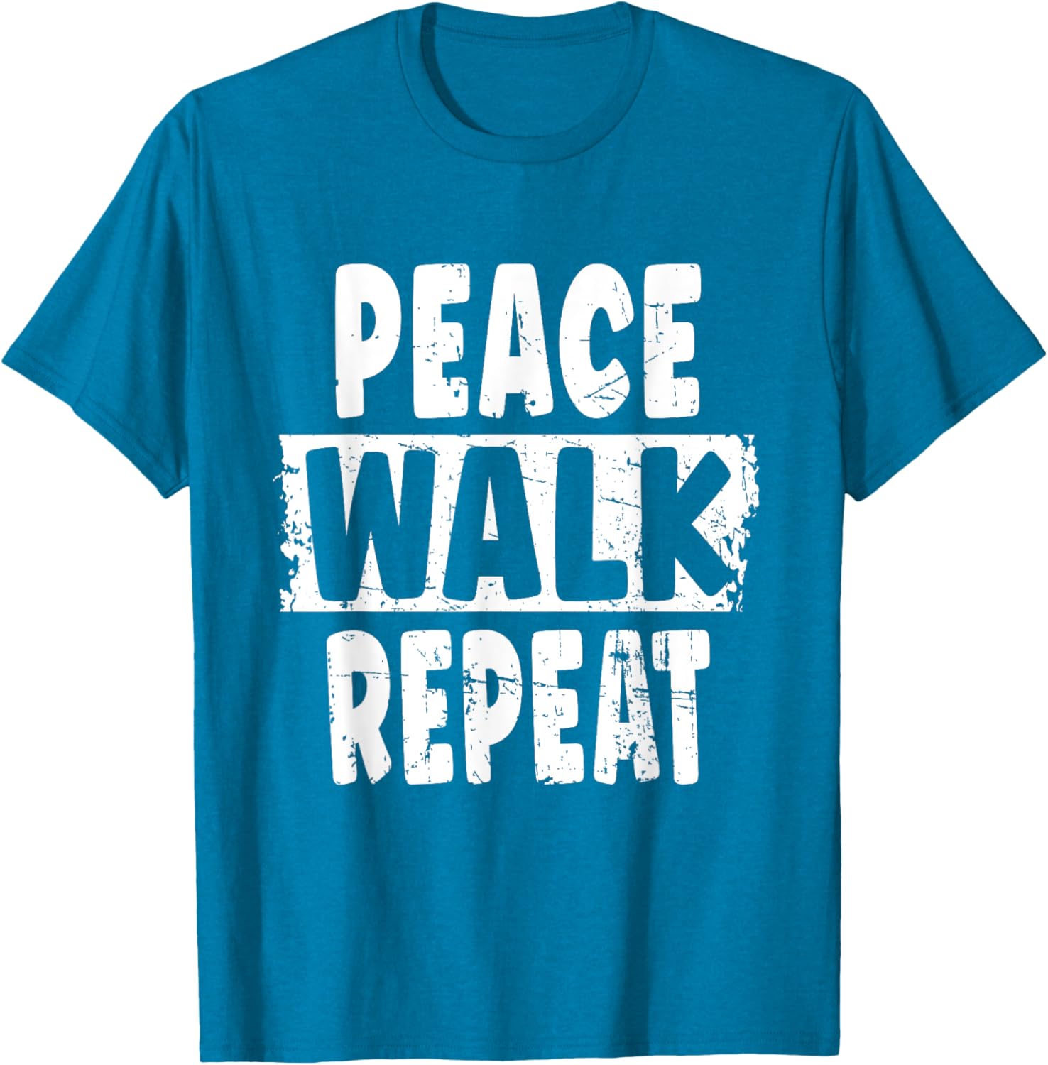 Peace Walk Repeat T-Shirt for Outdoor Enthusiasts and Silent Walk Lovers - 20