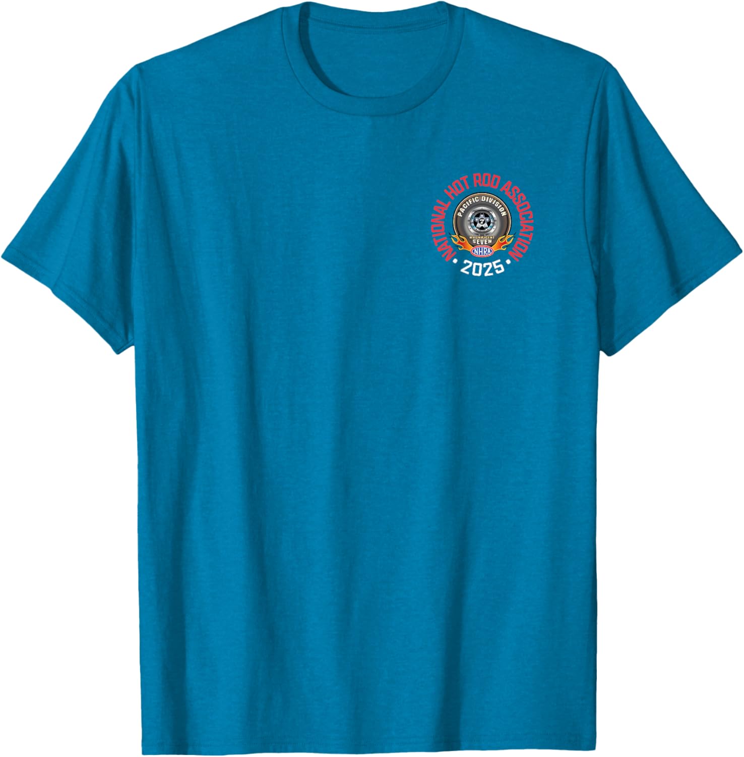 NHRA Pacific Division Circle Logo T-Shirt for Racing Fans and Enthusiasts - 2