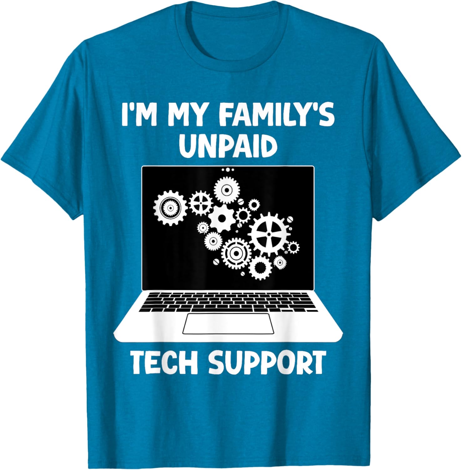 Funny Computer Engineer T-Shirt for Unpaid Tech Support Heroes - 1