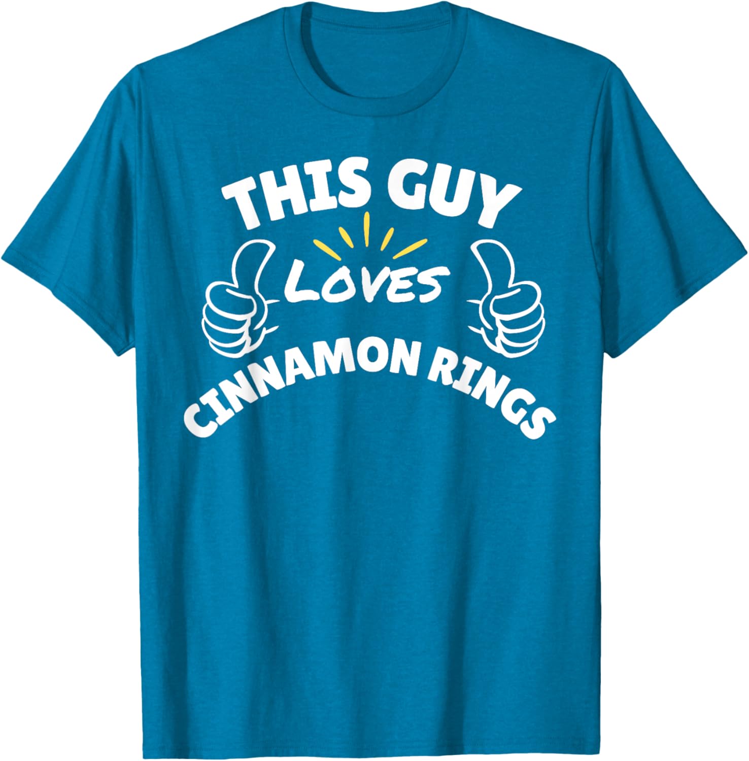 Funny Cinnamon Rings Graphic T-Shirt for Food Lovers and Snacks Fans - 6
