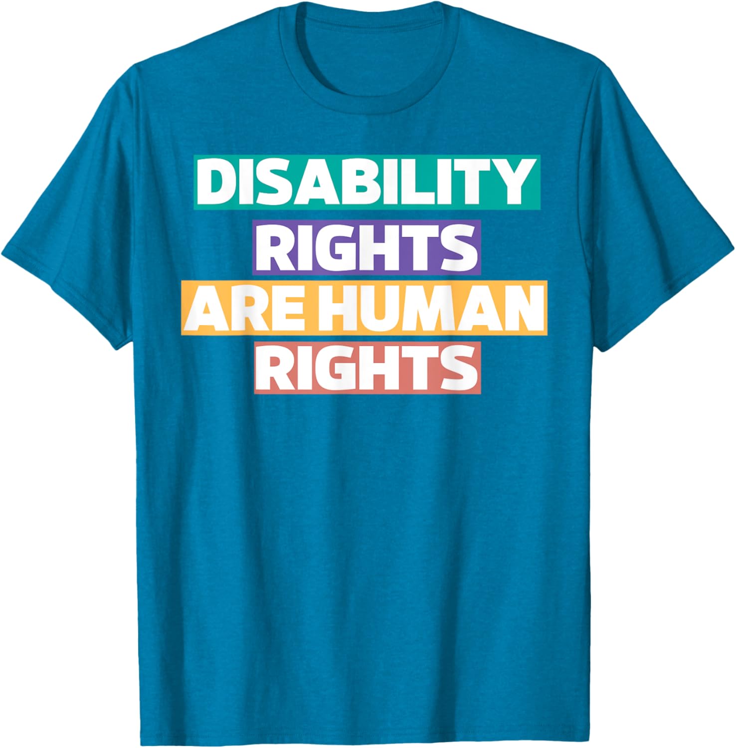 Disability Rights Are Human Rights T-Shirt for Advocacy and Style - 7