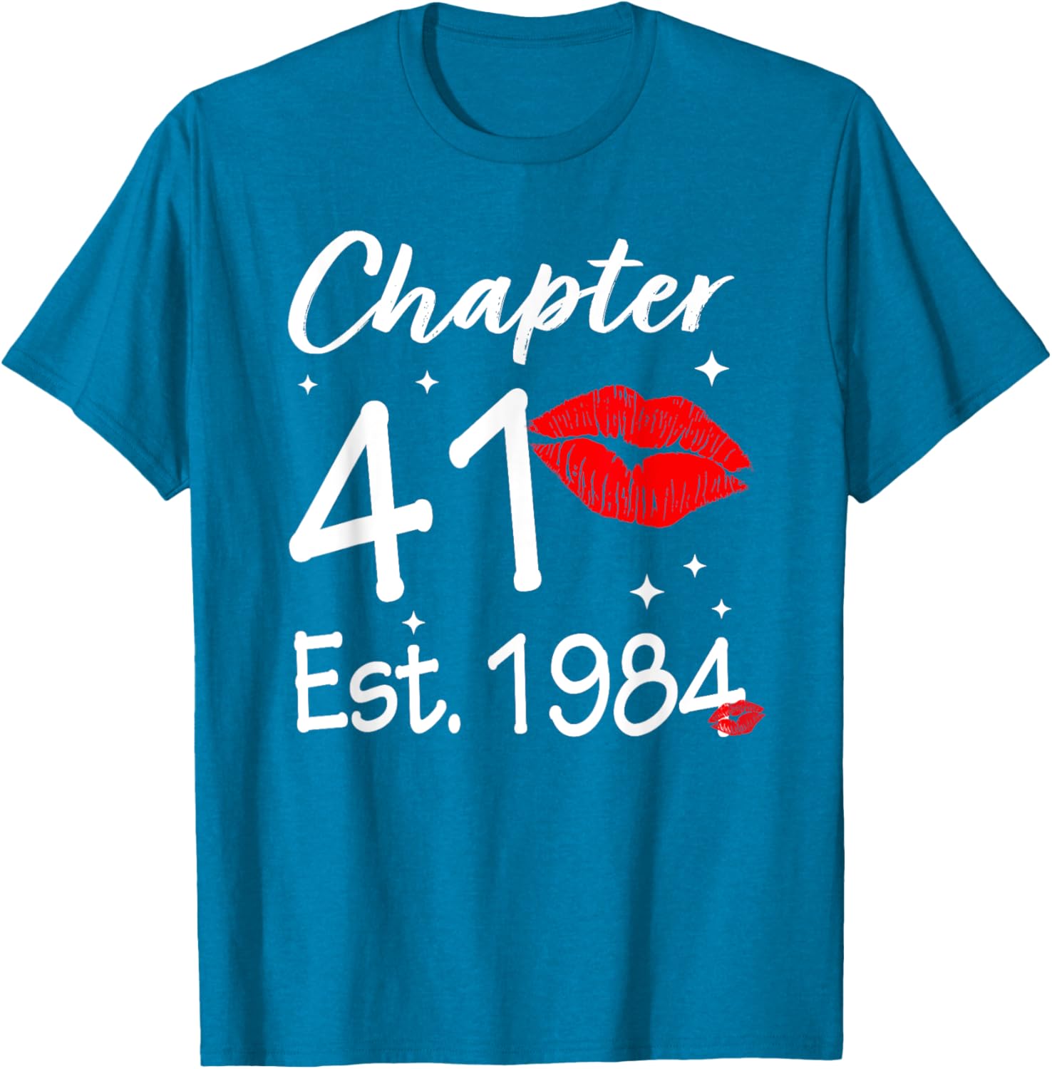 Happy 41st Birthday Women T-Shirt Chapter 41 EST 1984 Gift Idea - 4