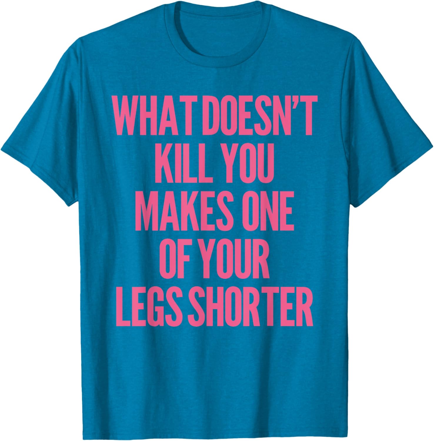 Funny Prosthetic Leg Amputee Humor T-Shirt - What Doesn't Kill You! - 2