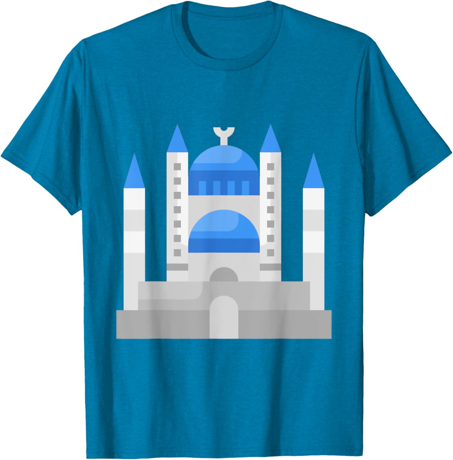 Istanbul Sultan Ahmet Blue Mosque Muslim T-Shirt for Men and Women - 27