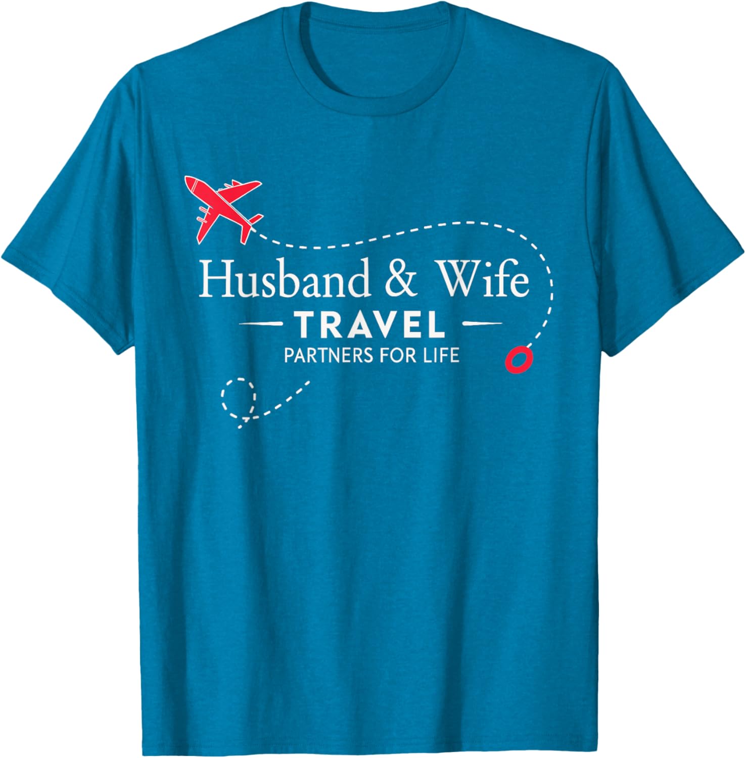 Couple Travel Partners for Life T-Shirt for Loving Husbands and Wives - 5