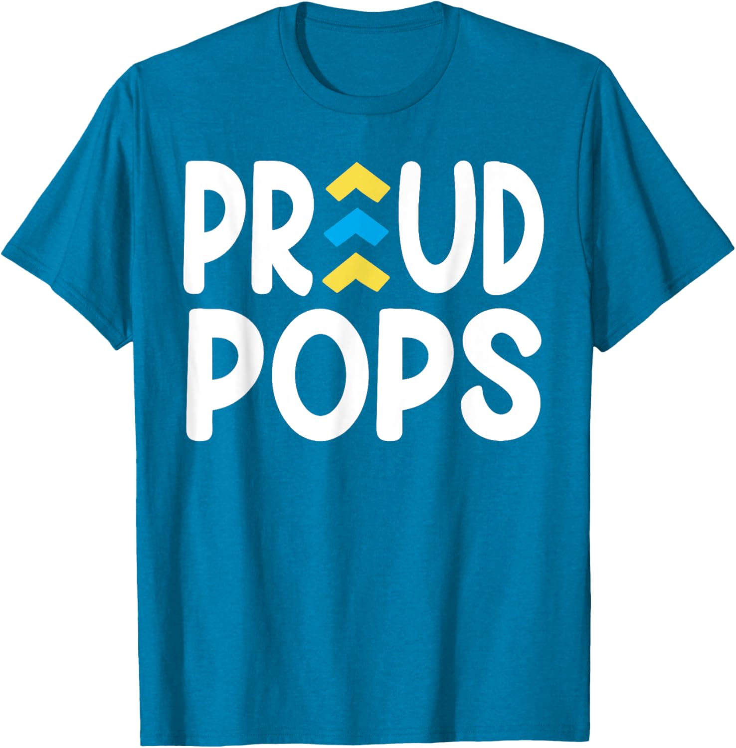 Proud Pops World Down Syndrome Day Awareness Socks and Dad T-Shirt - 16
