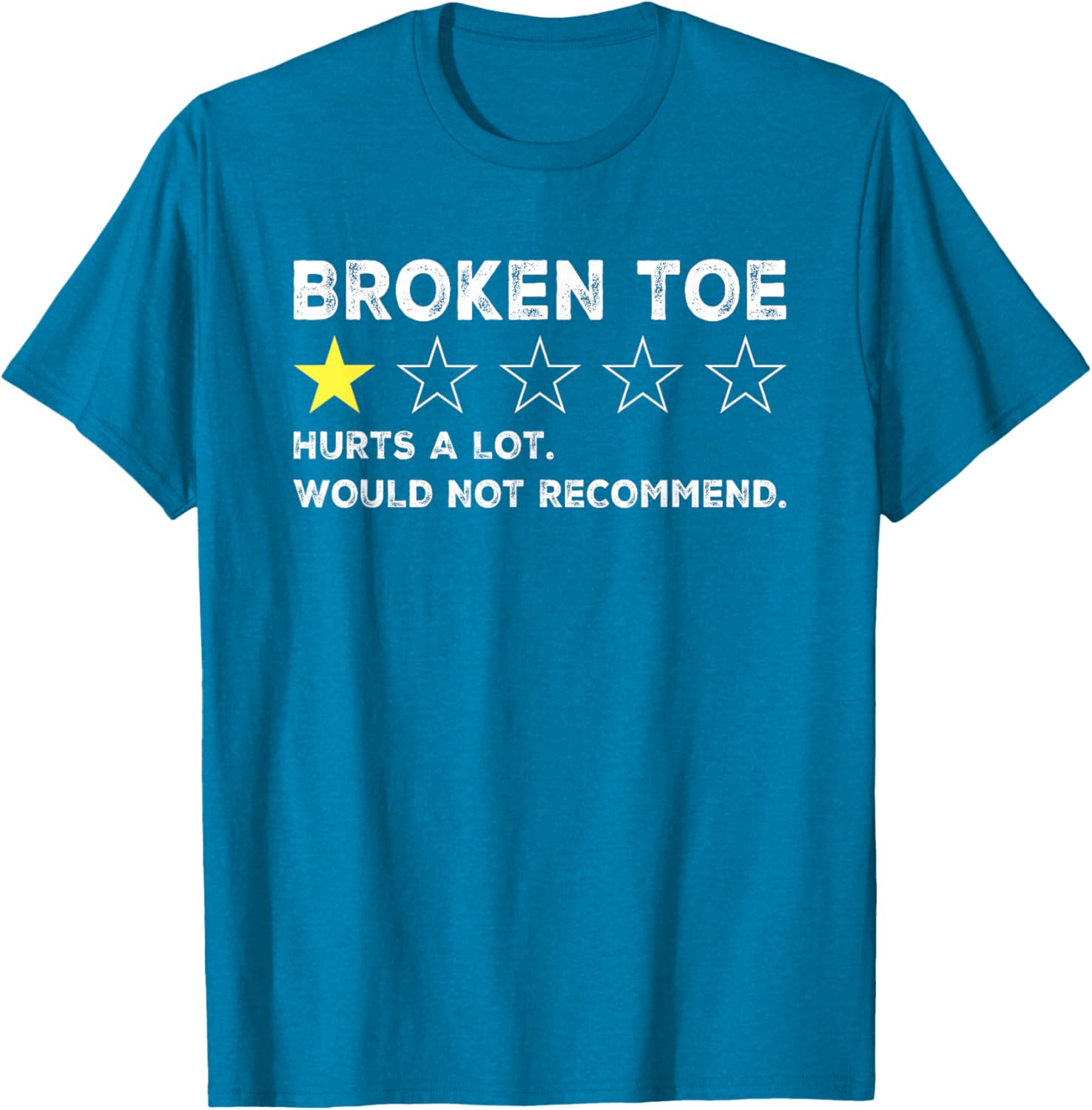 Funny Get Well Soon T-Shirt for Broken Toe Injury Recovery Humor - 2