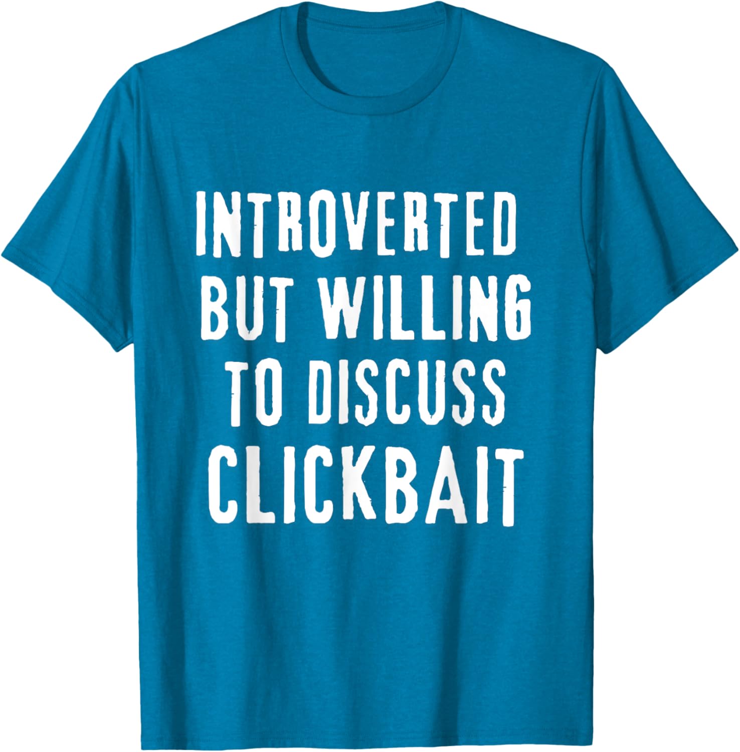 Introverted But Willing to Discuss T-Shirt Fun and Quirky Graphic Tee - 16