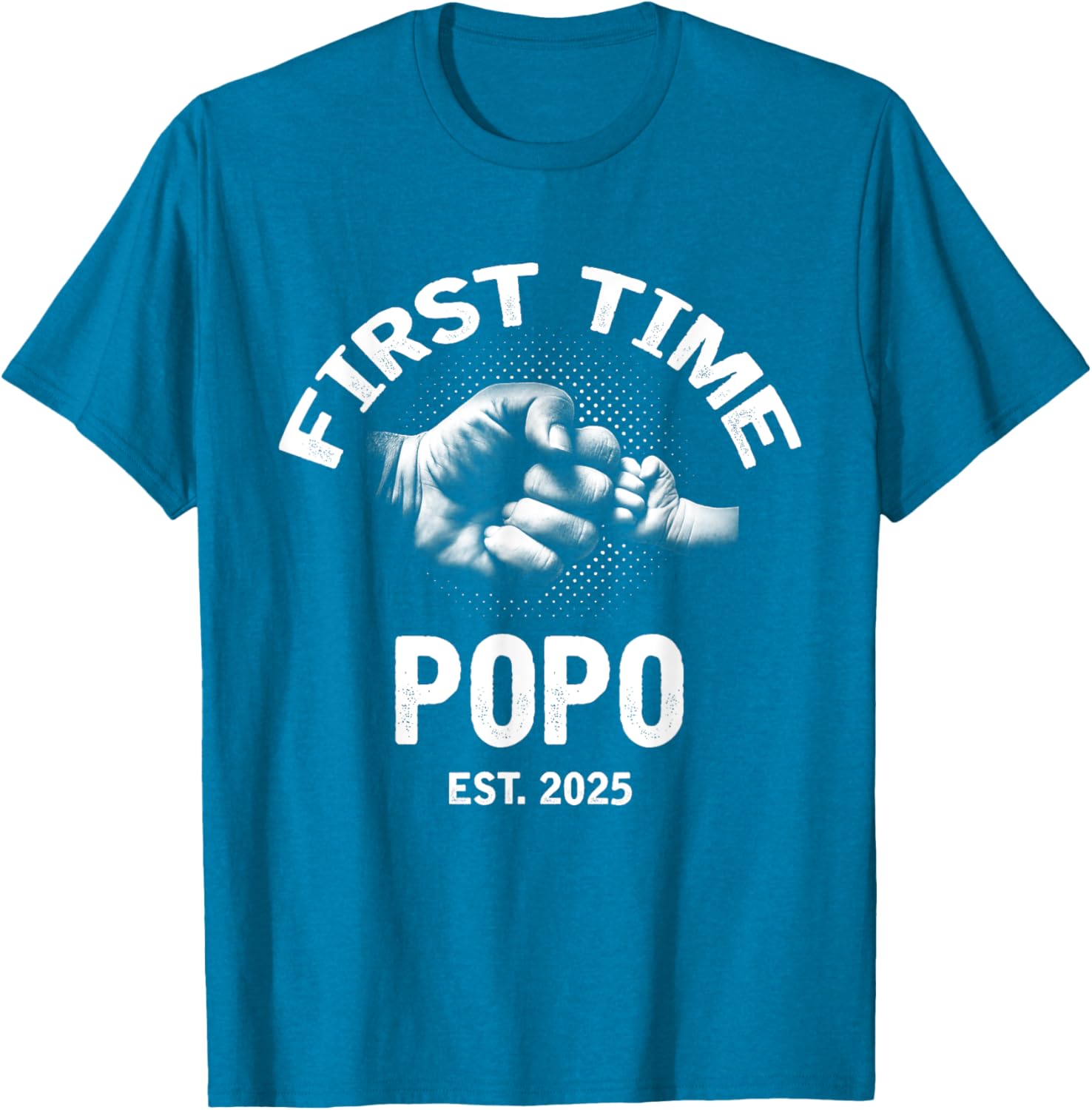 First Time Popo 2025 Father's Day Vintage T-Shirt for Dads - 23