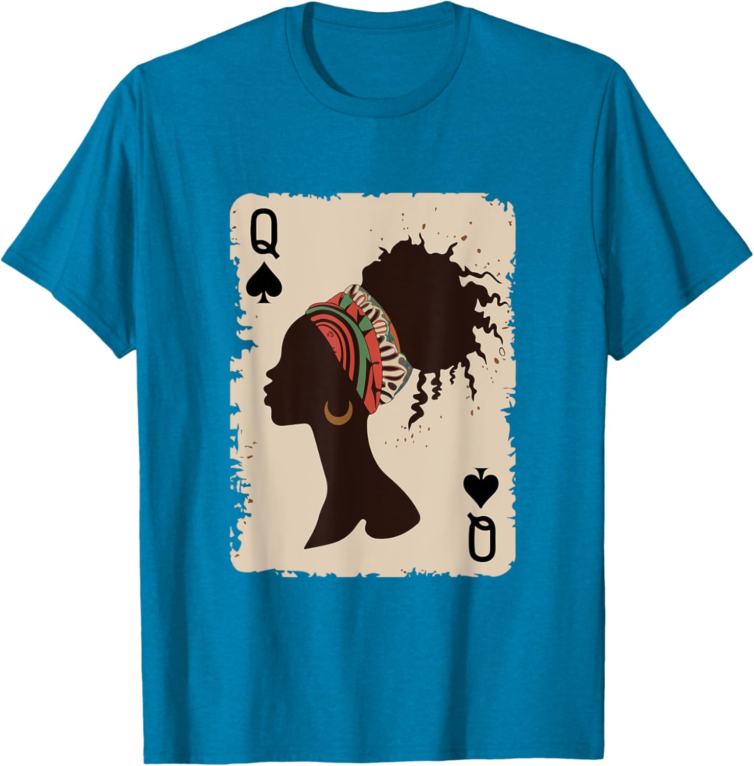 Black Queen Afro T-Shirt Proud Melanin Design for African American Women - 16
