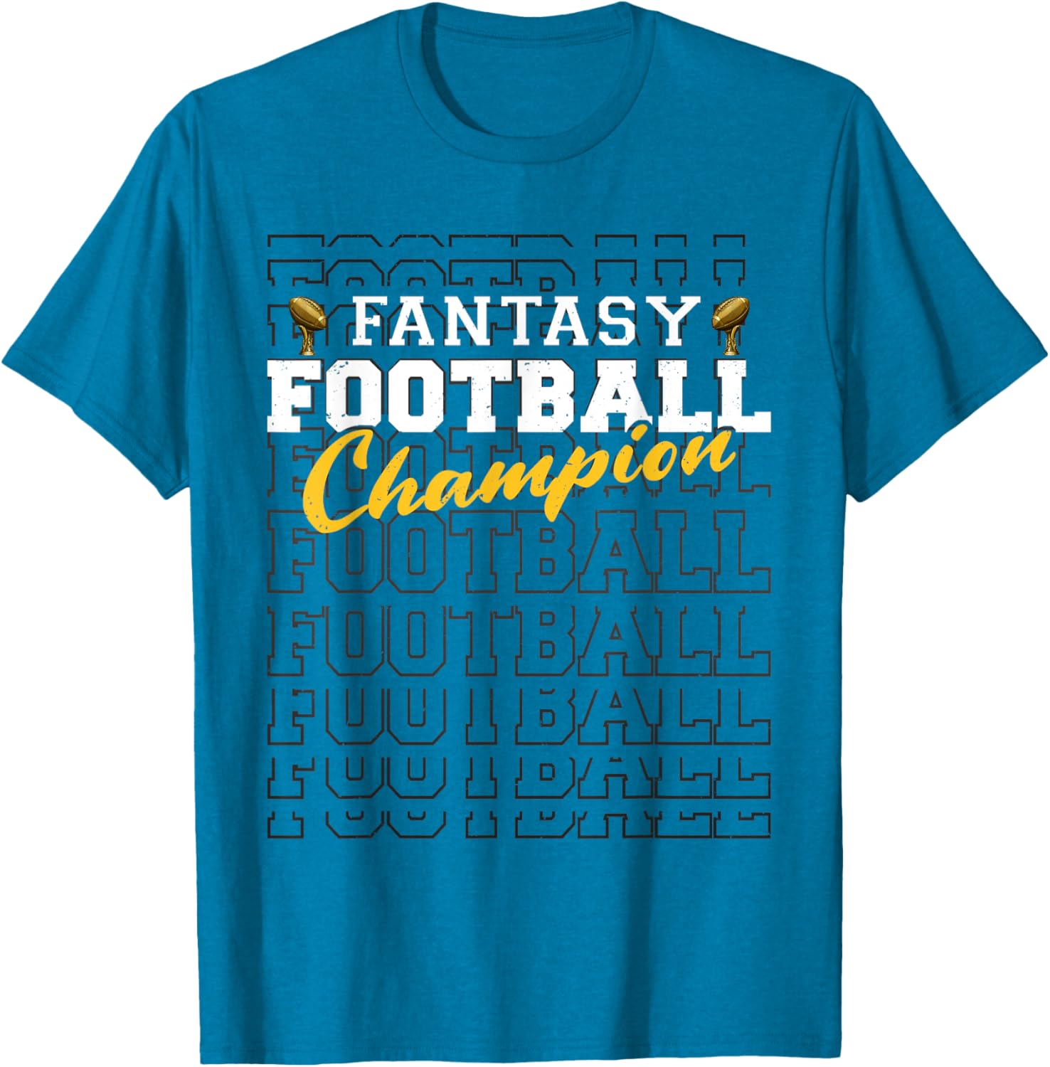Funny Fantasy Football Champion 2025 T-Shirt for Football Fans - 16
