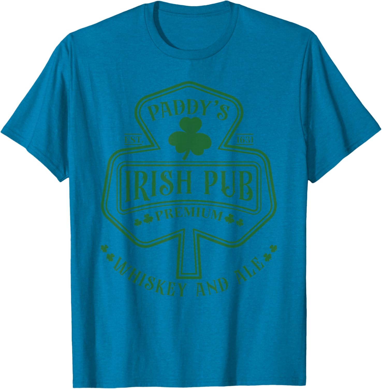 Funny St Patricks Day Irish Pub Paddy's Club Whiskey Beer T-Shirt - 8