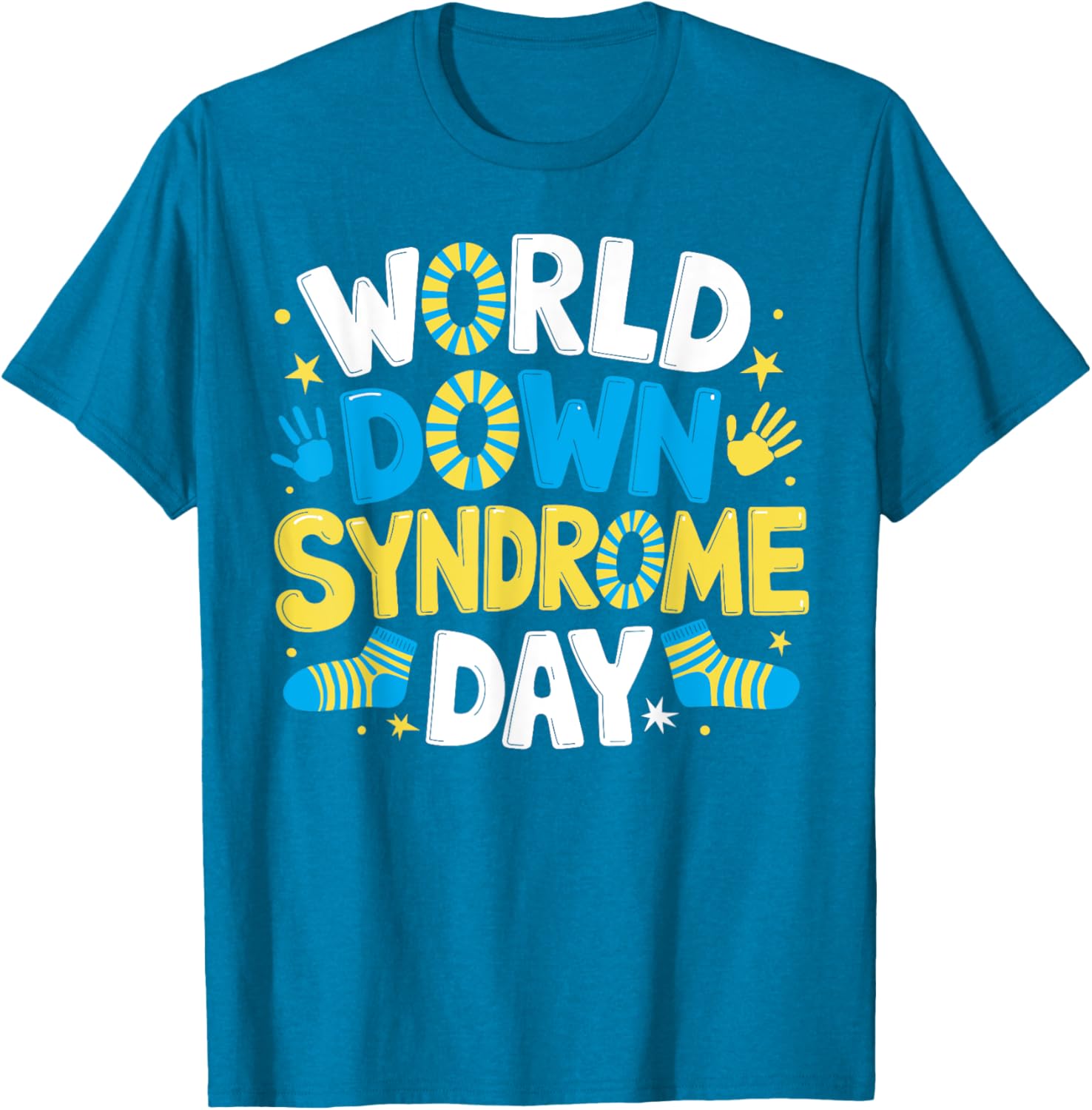 Down Syndrome Awareness Day Kids T-Shirt and Socks Set Supporting Inclusivity - 16