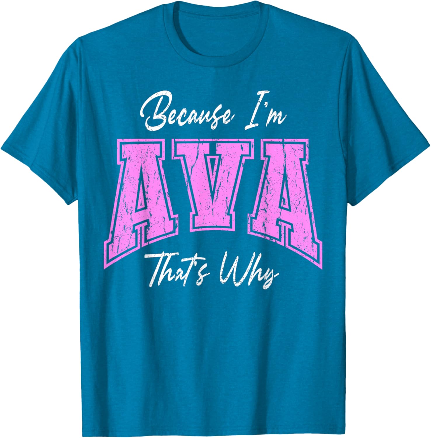 Funny Because I'm Ava Confident Novelty T-Shirt for Unique Style - 11