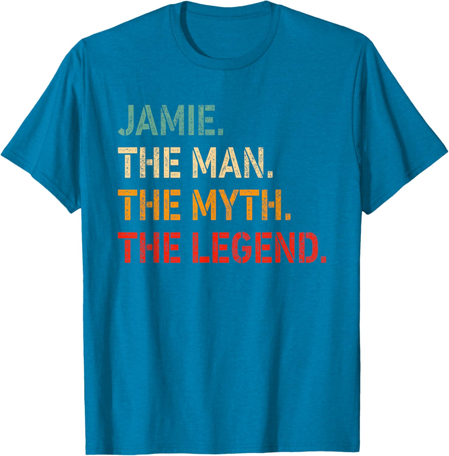 Funny Jamie The Man The Myth The Legend T-Shirt for Men and Women - 11