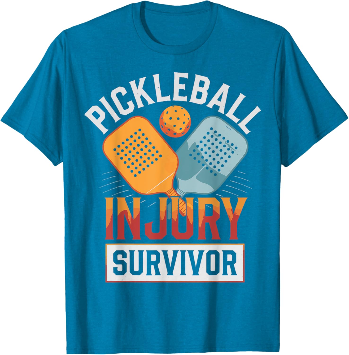 Pickleball Injury Survivor T-Shirt Fun and Stylish Sports Apparel - 10