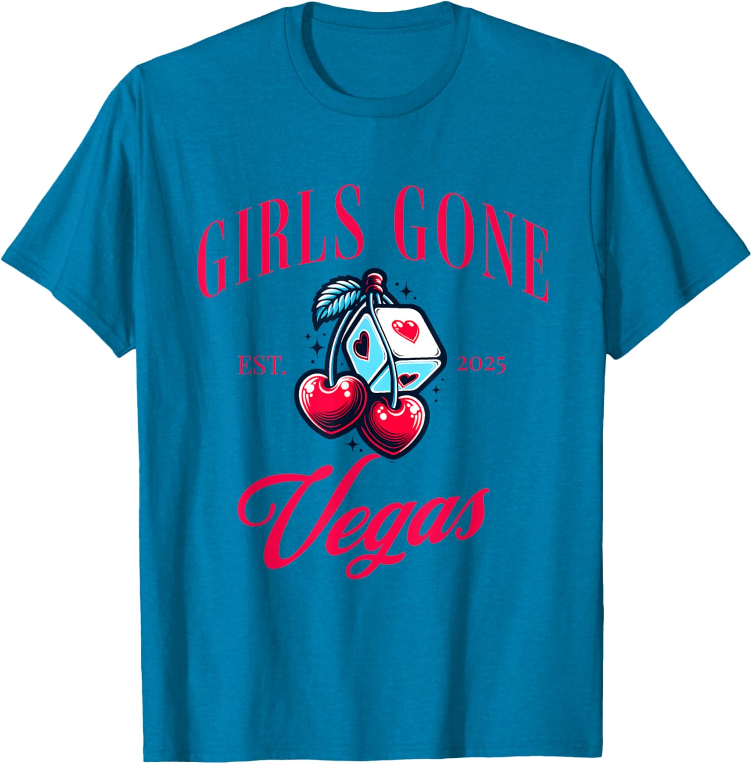 Girls Gone Vegas 2025 Bachelorette Party T-Shirt for Fun Girls Trip - 6