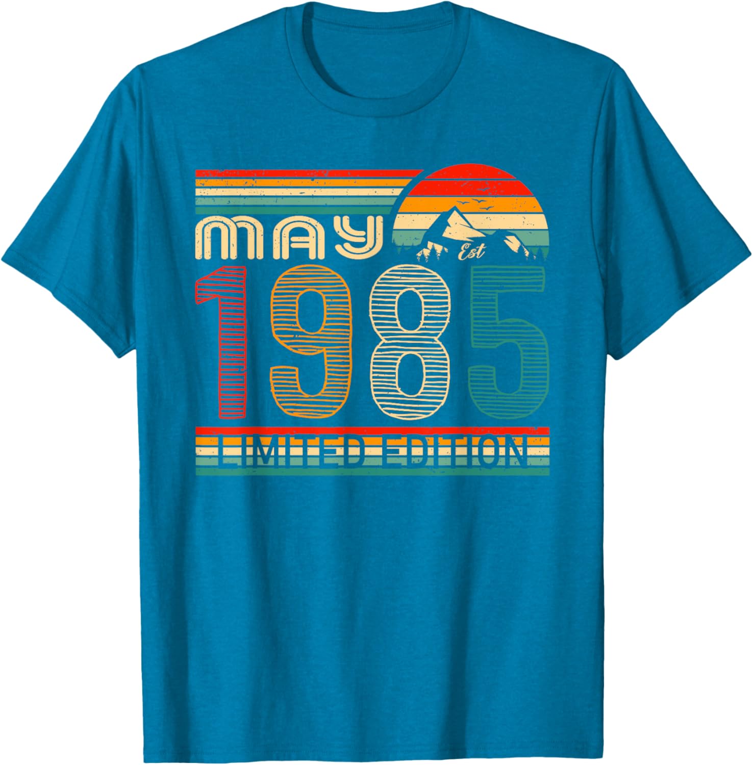Classic 1985 Vintage Birthday T-Shirt May 1985 Limited Edition Gift - 21