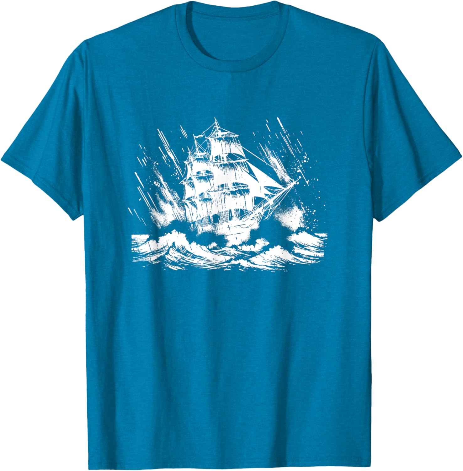 Snirt Three Master Sailing Ship T-Shirt Hoodie for Nautical Lovers - 16