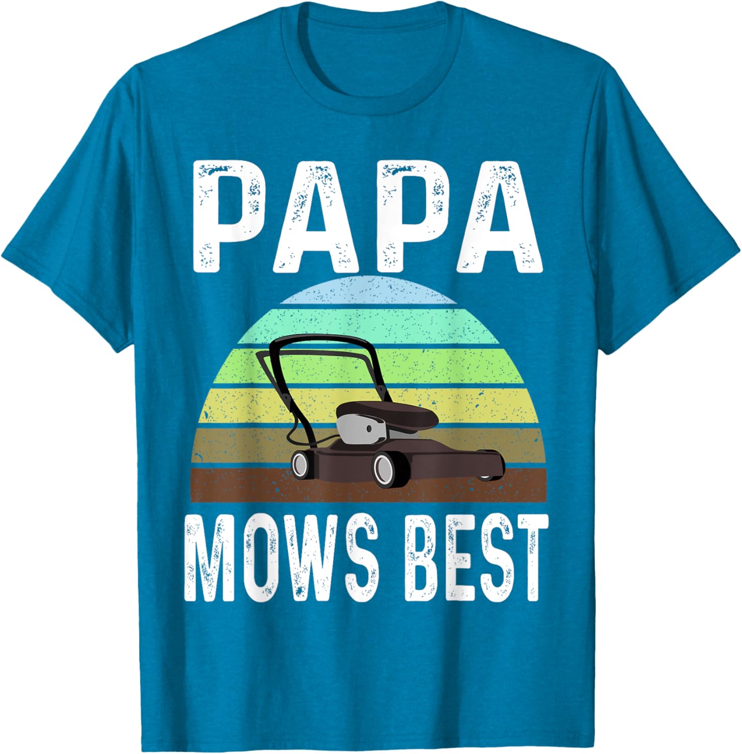 Funny Papa Mows Best Lawn Care Dad T-Shirt for Lawn Mowing Lovers - 13