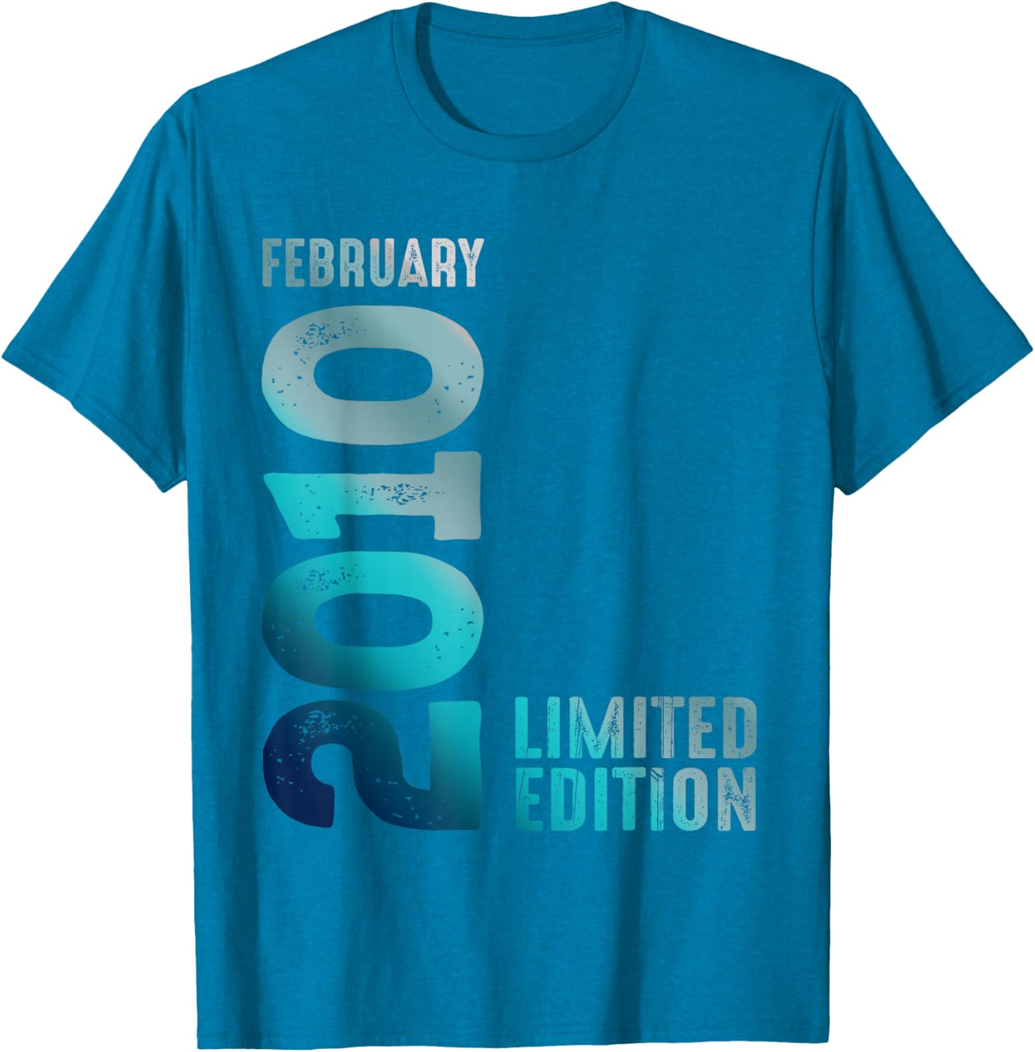 February 2010 Limited Edition Birthday T-Shirt for Unique Celebrations - 14