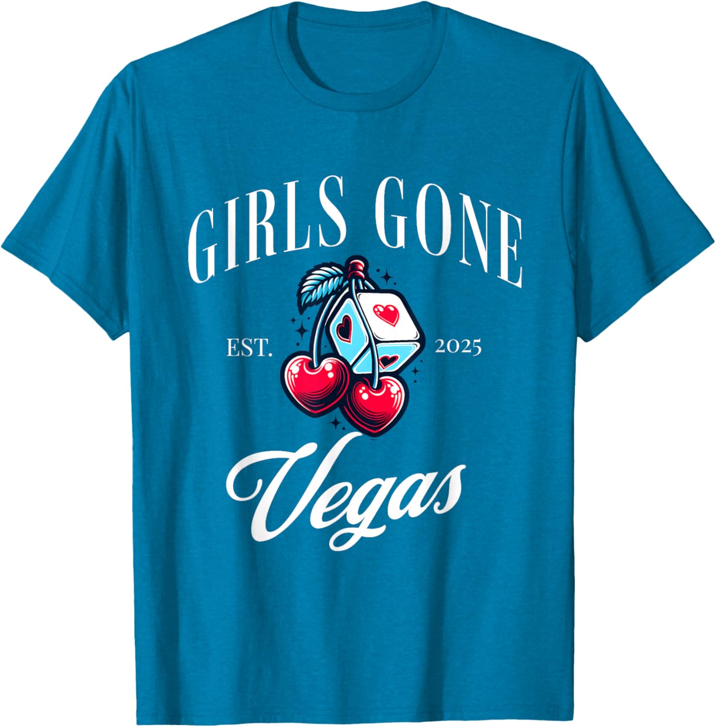 Girls Gone Vegas 2025 Bachelorette Party T-Shirt for Fun Trips - 9