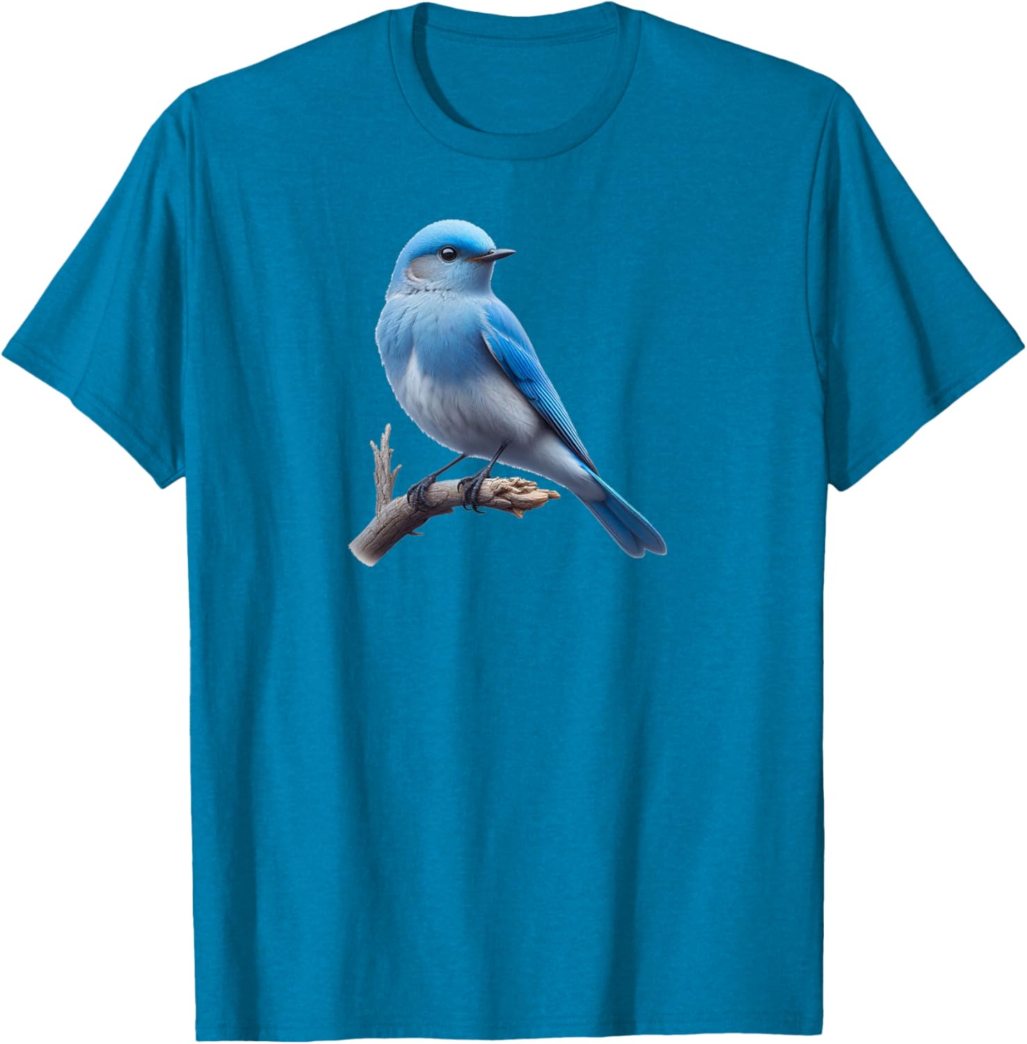 Mountain Bluebird T-Shirt - Stylish Bird Series Apparel for Nature Lovers - 4