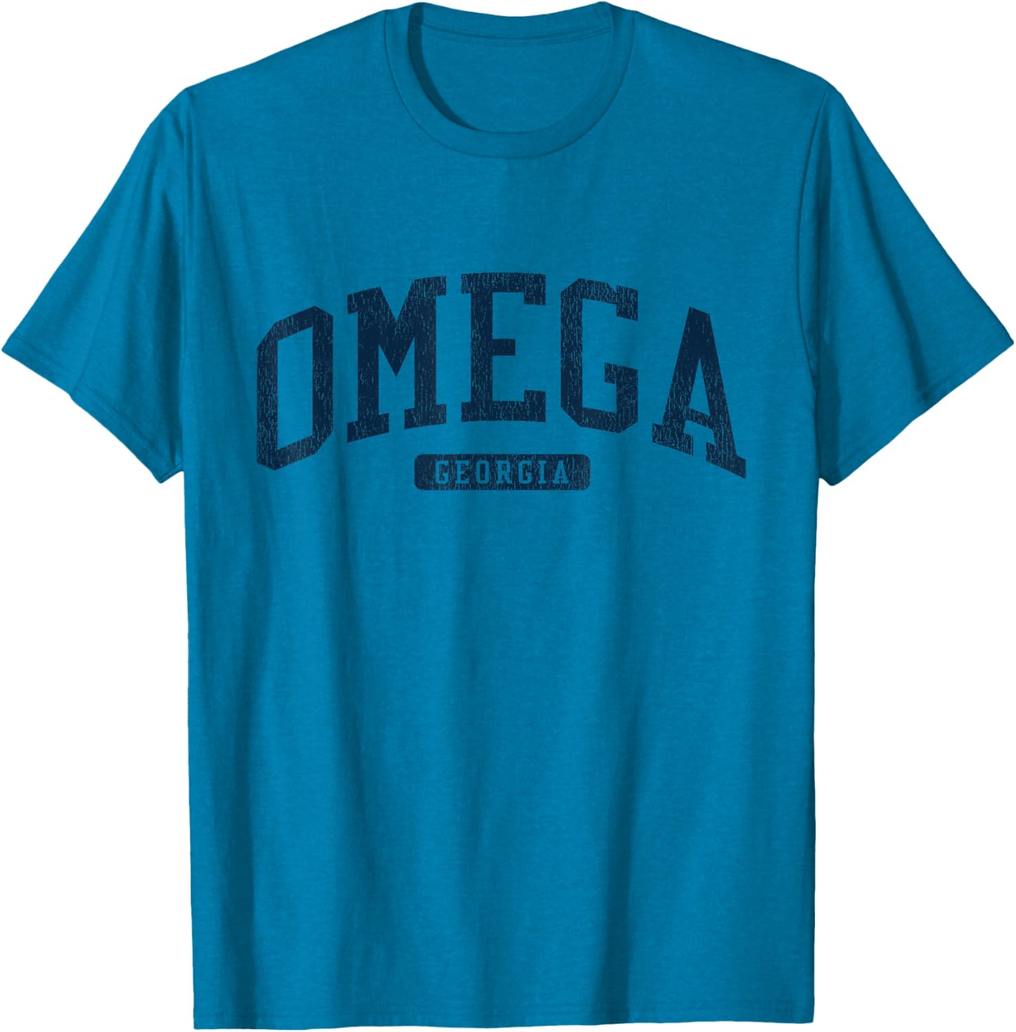 Omega Georgia College University Blue T-Shirt - Stylish and Comfy Apparel - 2