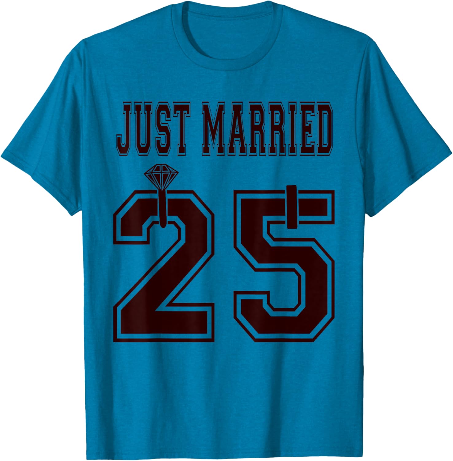 Just Married 2025 Matching Honeymoon T-Shirts for Wife and Husband - 7