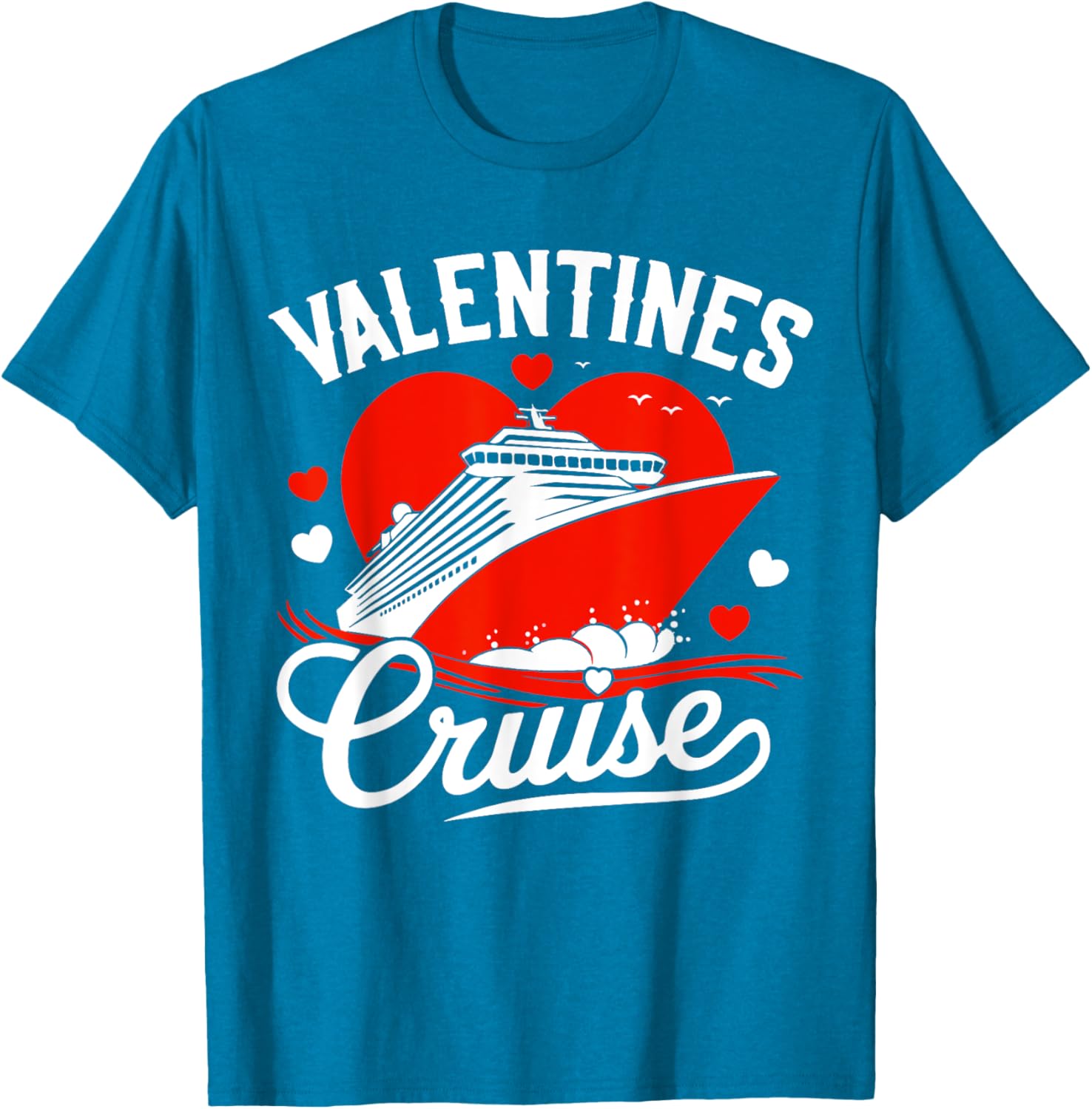 Valentine's Day Cruise Matching Couple T-Shirts for Sweet Vacation Fun - 3