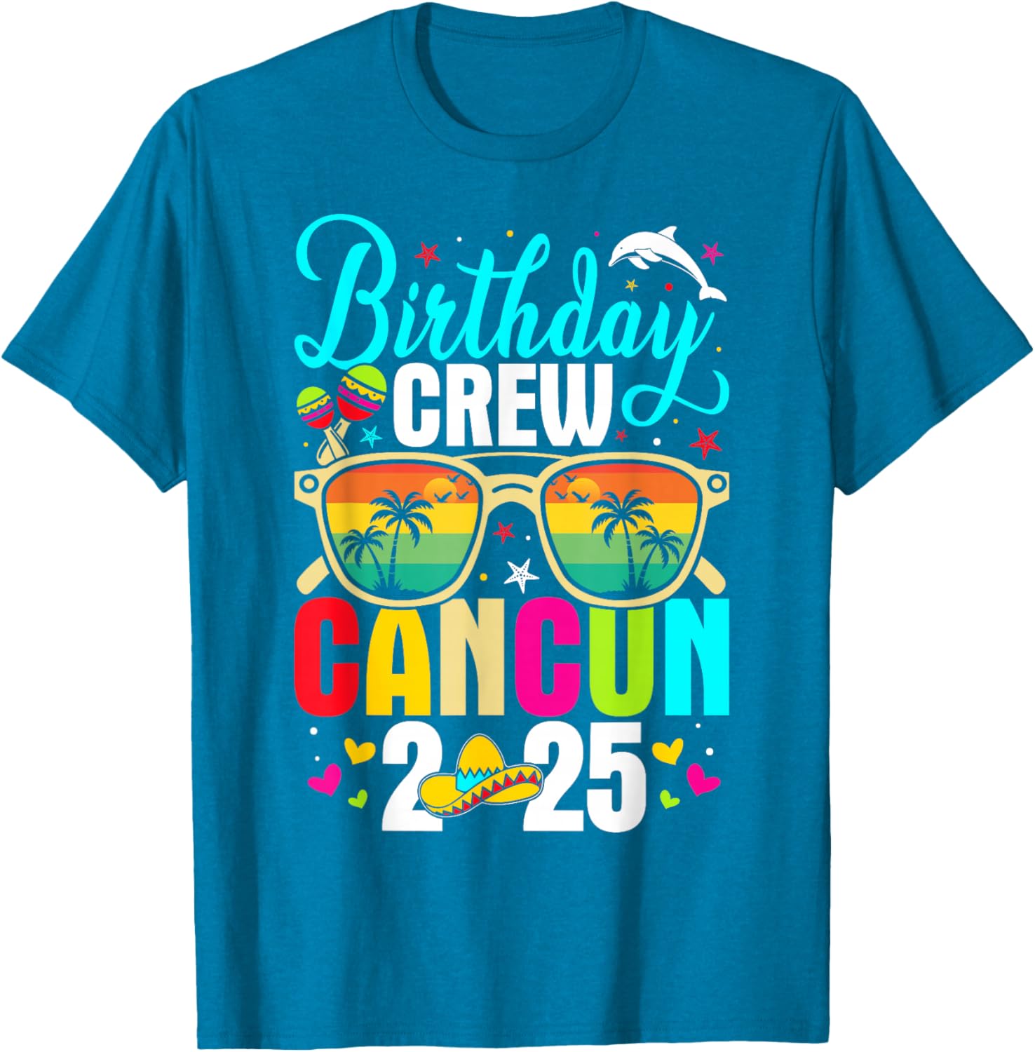Fun Matching Cancun Birthday Boy Trip T-Shirt for 2025 Celebration - 17