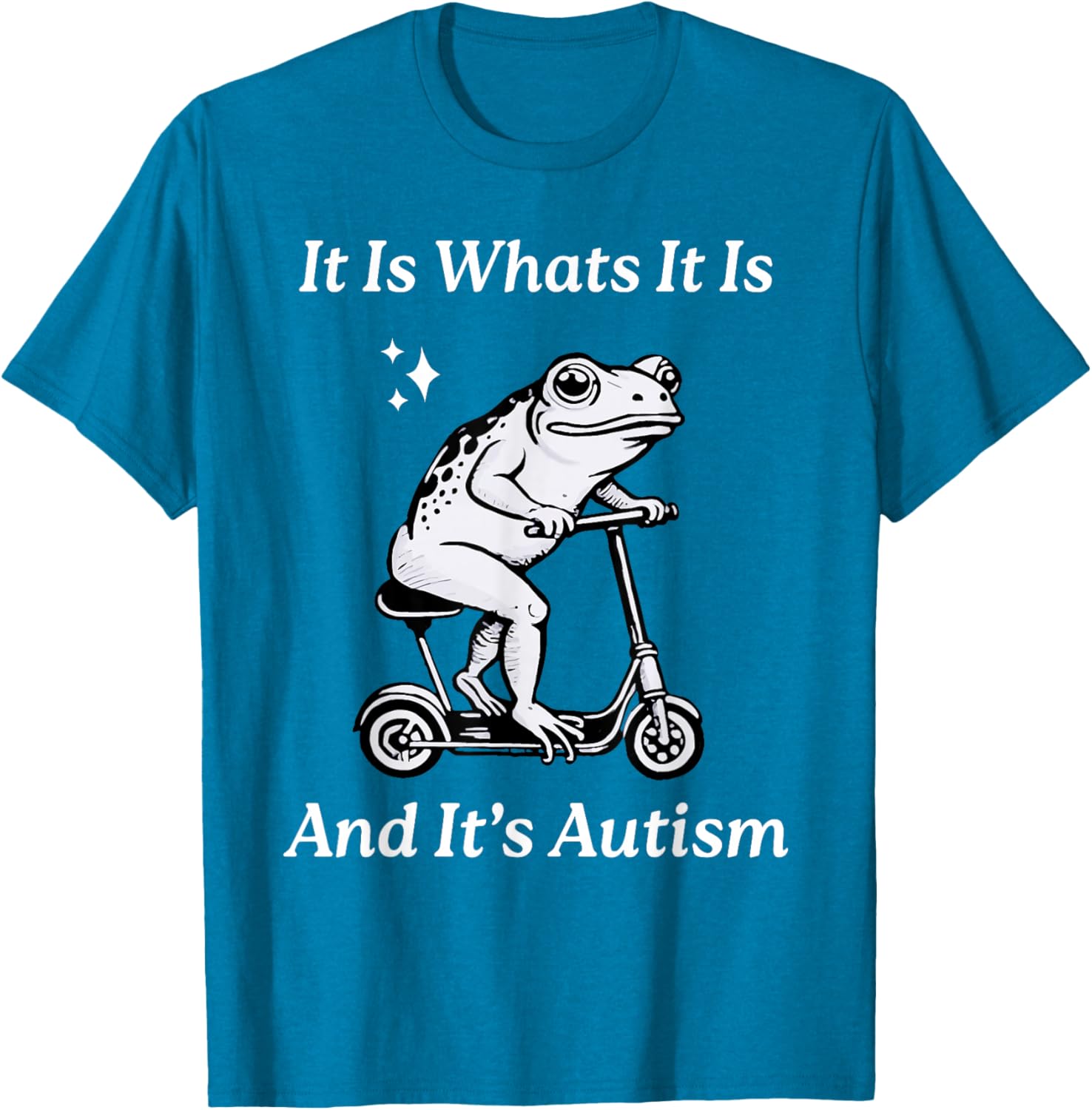Humorous Autism Awareness T-Shirt - It Is What It Is Funny Meme - 1