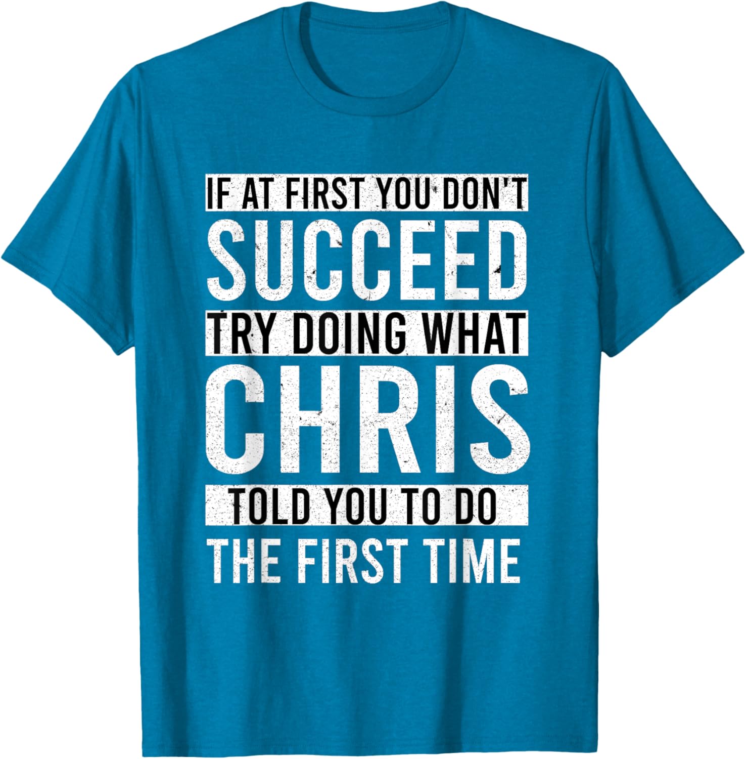 Funny Personalized CHRIS T-Shirt Gift for Dad - Unique Men's Apparel - 7
