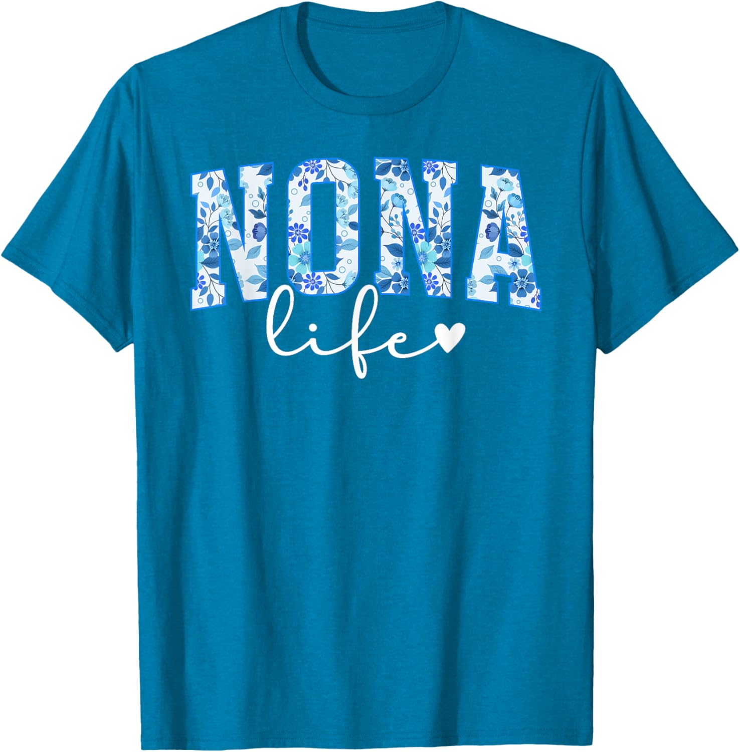 Nona Life Grandma T-Shirt for Loving Grandmothers - Cute Gift Idea - 16