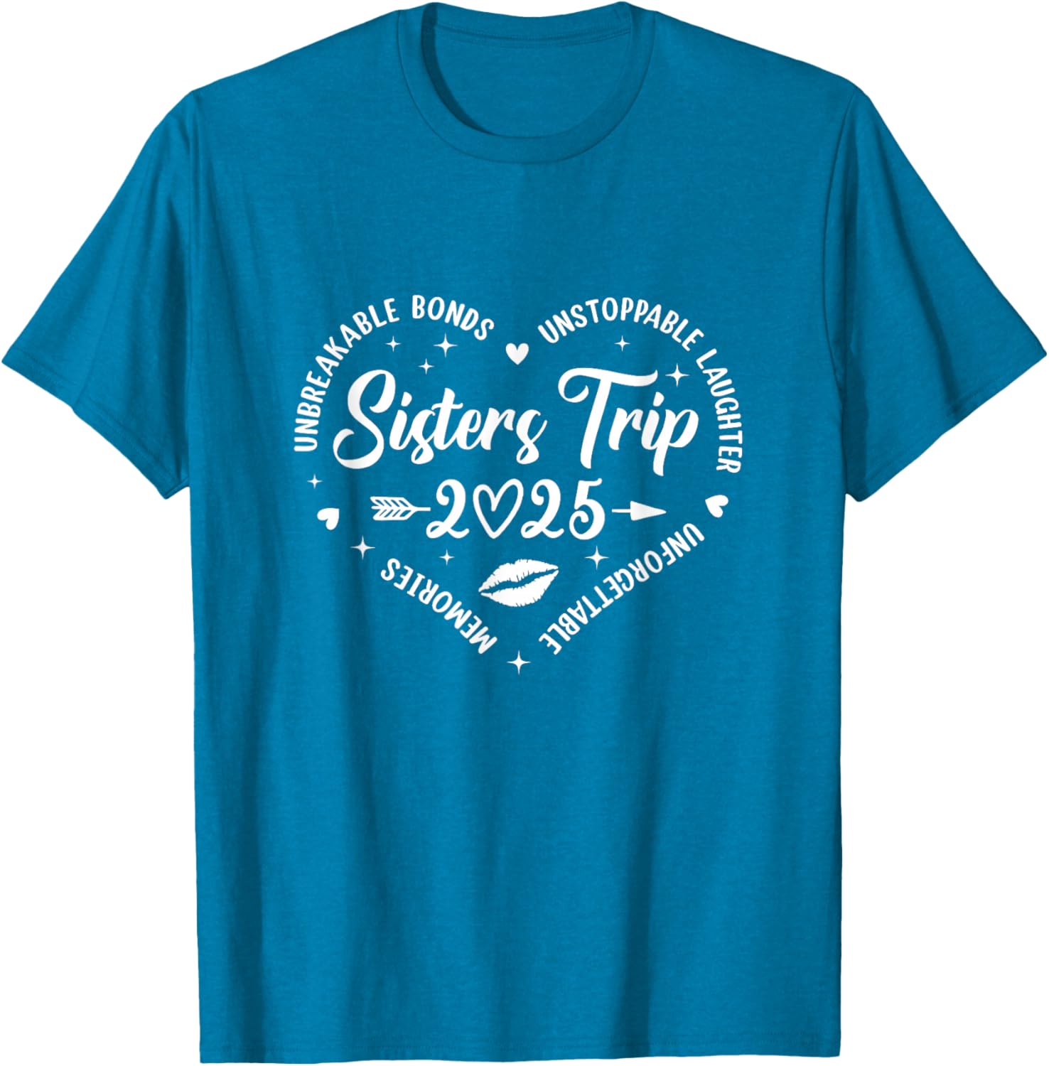 Sisters Trip 2025 Retro T-Shirt for Friends Vacation Memories - 1