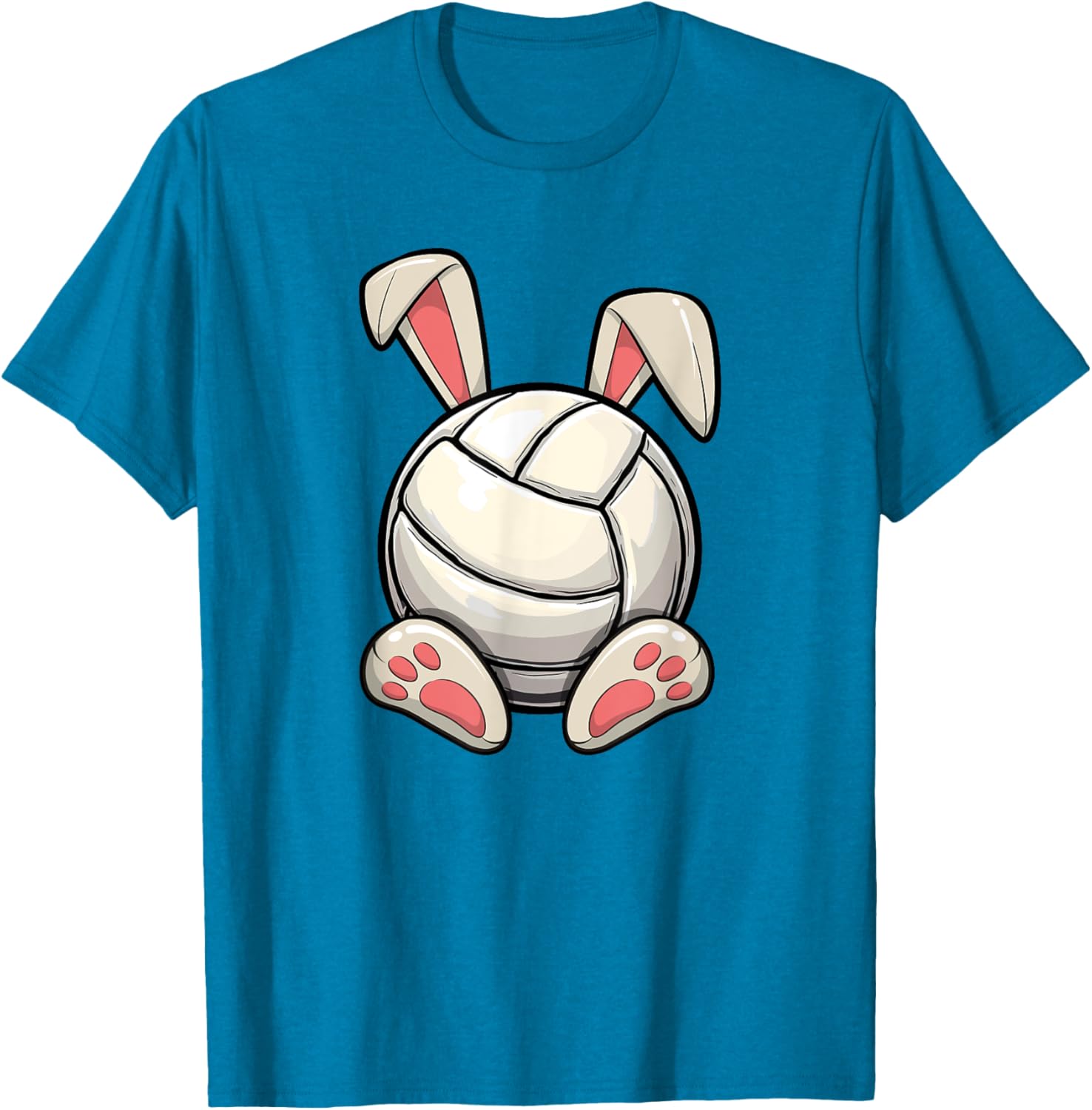 Easter Volleyball Bunny Ears T-Shirt for Kids' Egg Hunt Fun - 19