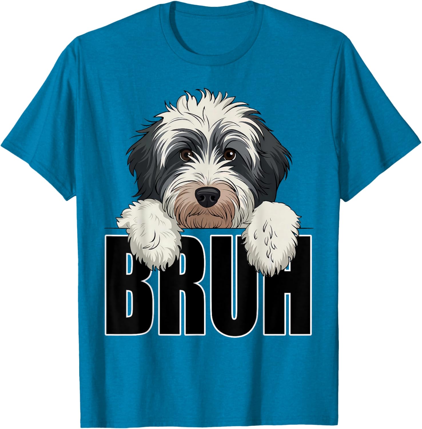 Funny Bruh Bernedoodle T-Shirt for Dog Lovers - Perfect for Boys and Kids - 22