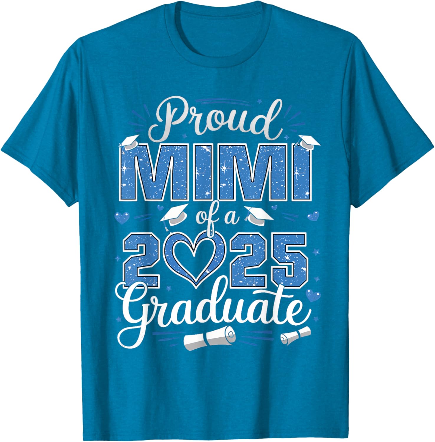 Proud Mimi of a Class of 2025 Graduate T-Shirt for Senior Celebrations - 10