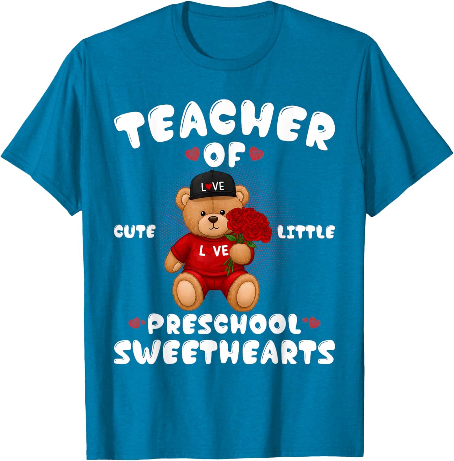 Cute Valentine's Day T-Shirt for Preschool Teachers in Love - 23