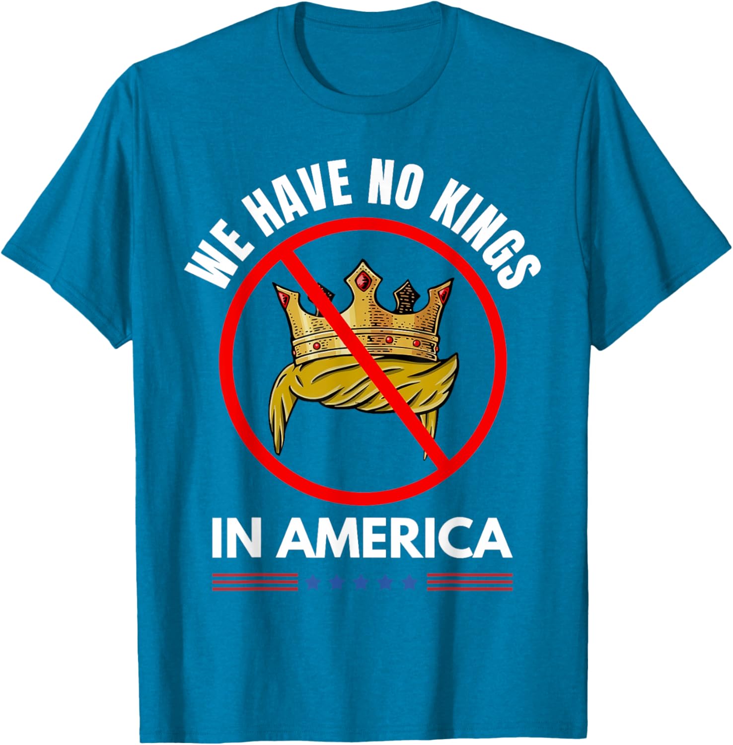 No Kings In America T-Shirt for Trendy Casual Fashion Lovers - 4