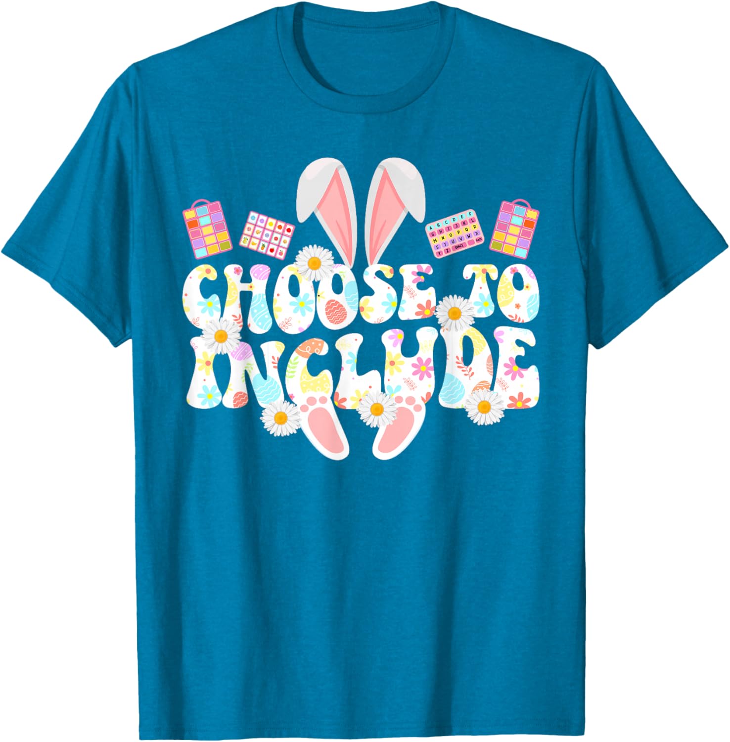 Groovy Easter Bunny Special Education Teacher T-Shirt for SPED Lovers - 21