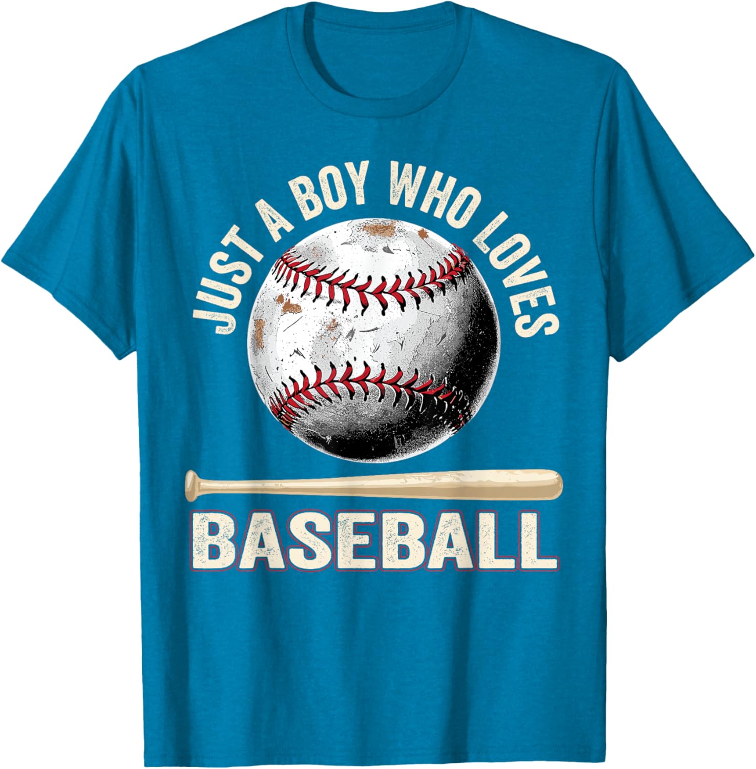 Funny Just A Boy Who Loves Baseball T-Shirt for Fans and Players - 19