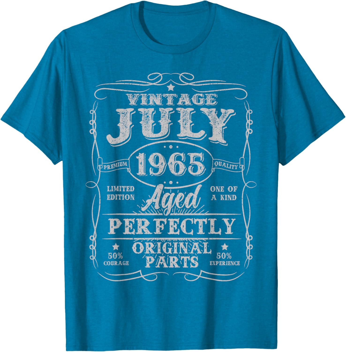 Vintage 1965 Retro 60th Birthday T-Shirt for Men and Women - 2