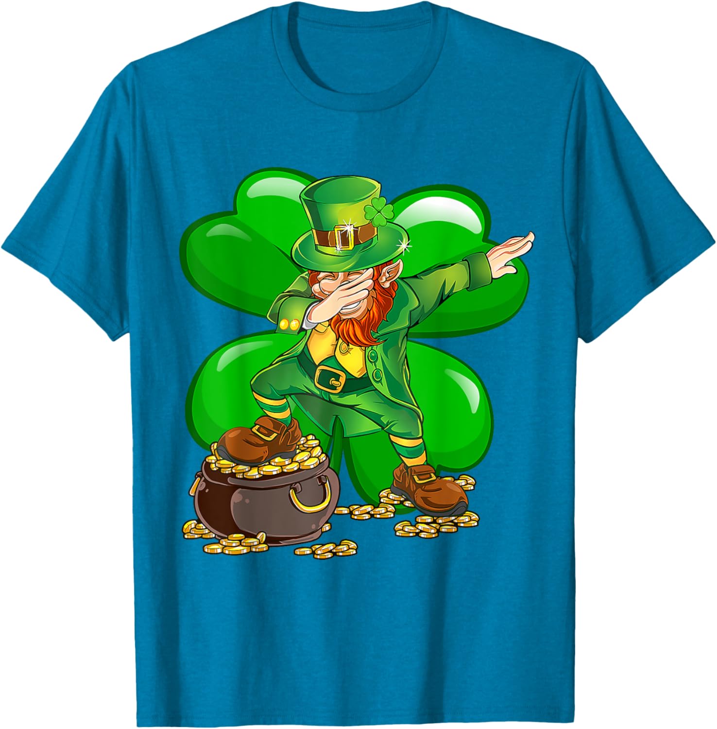 Dabbing Leprechaun T-Shirt for St Patrick's Day Fun for Everyone - 19